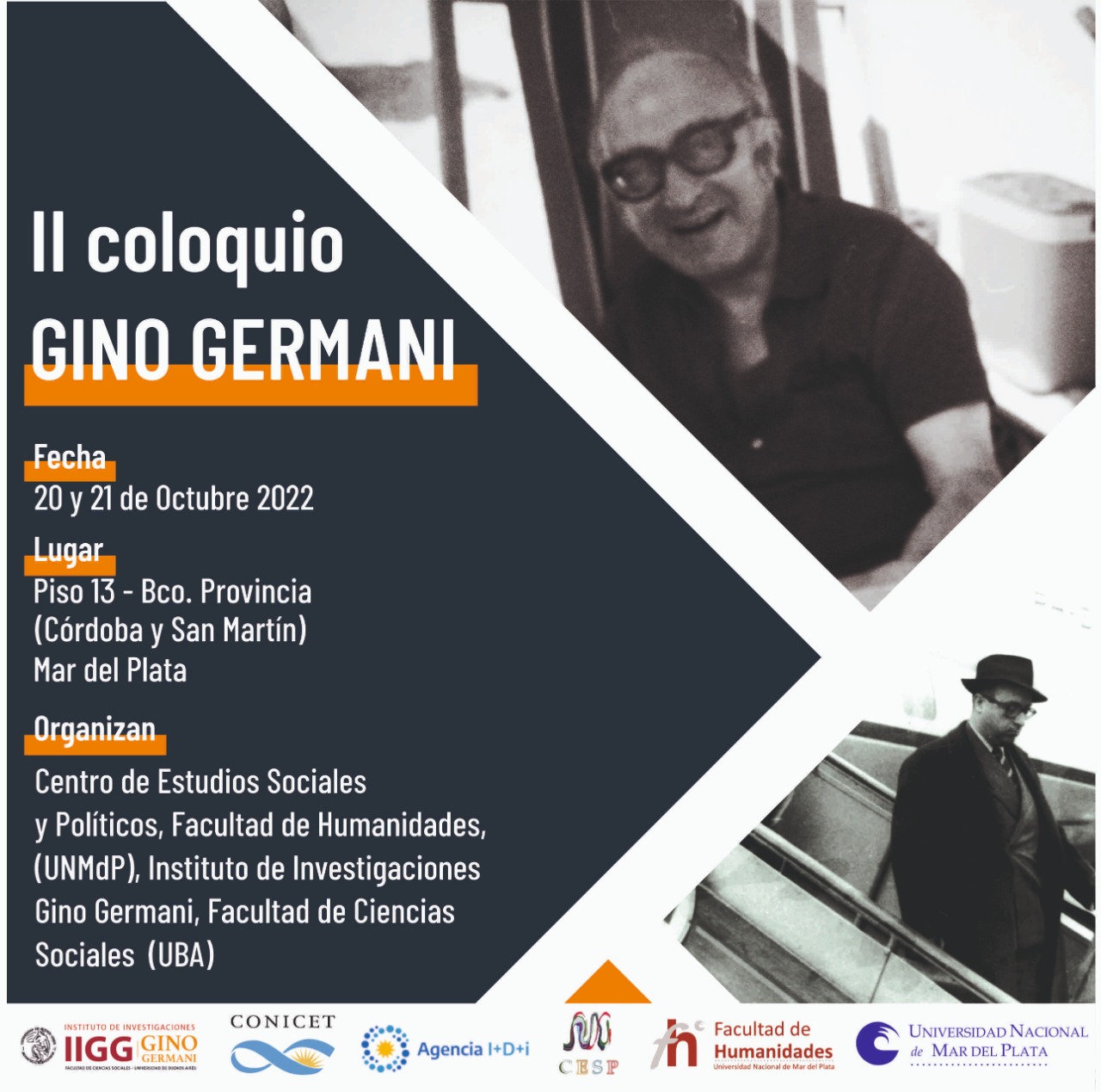 II Coloquio Gino Germani. Vigencia, actualidad y revisión de su legado